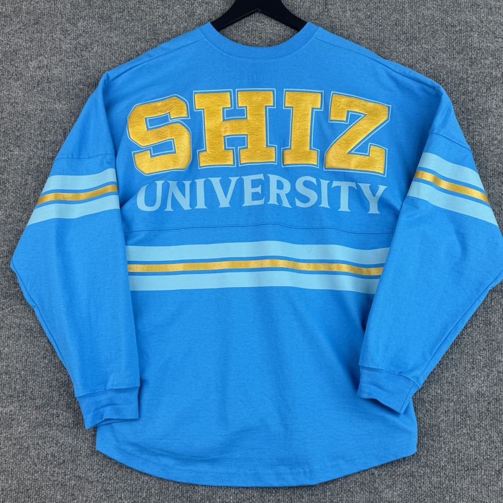 Wicked Universal Studios Spirit Jersey Shirt Adults M Blue Shiz University